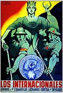 Poster for the International Brigades